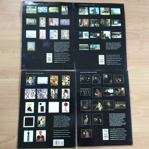 Art Books Rizzoli Art Series 4 Books Large 14" x 10" Frameable Prints Rare 1992 - Picture 11 of 12